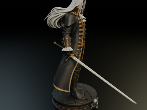 Alucard Castlevania 3D 打印模型