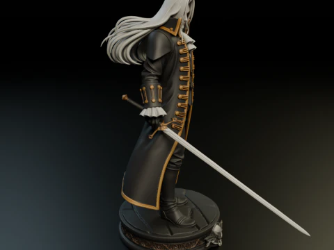 Alucard Castlevania 3D Print Model