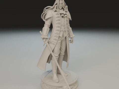Alucard Castlevania 3D Print Model