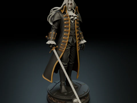 Alucard Castlevania 3D Print Model
