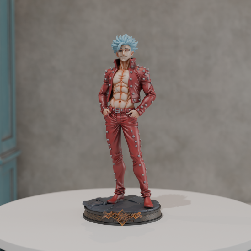 Ban The Seven Deadly Sins 3D Print Model .c4d .max .obj .3ds .fbx .stl .blend 