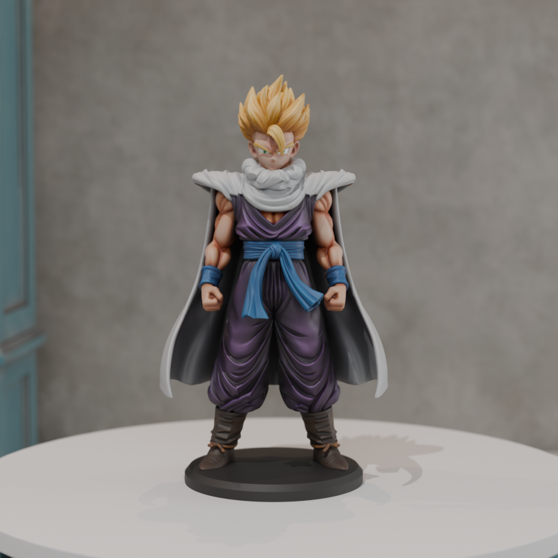 Gohan 3Dプリントモデル .c4d .max .obj .3ds .fbx .stl .blend 