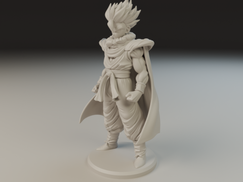 Gohan 3Dプリントモデル