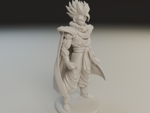 Gohan 3Dプリントモデル