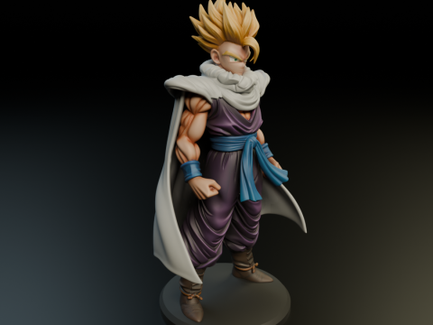 Gohan 3Dプリントモデル