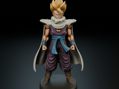 Gohan 3Dプリントモデル