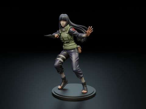 Hinata Hyuga 3D 打印模型