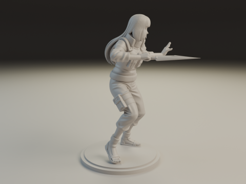 Hinata Hyuga 3D 打印模型