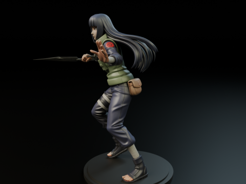 Hinata Hyuga 3D 打印模型