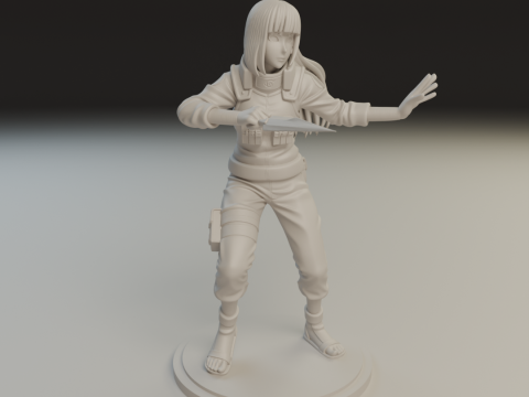Hinata Hyuga 3D 打印模型