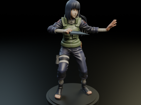 Hinata Hyuga 3D 打印模型