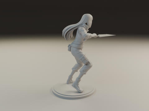 Hinata Hyuga 3D 打印模型