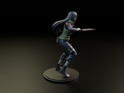Hinata Hyuga 3D 打印模型