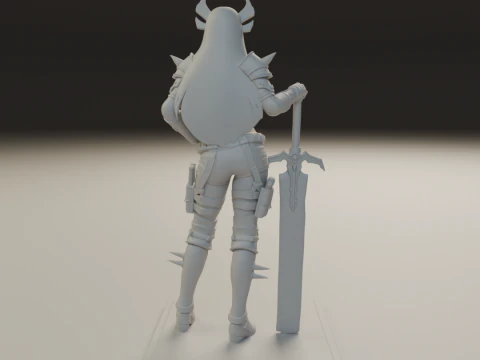 Hinata Hyuga 3D Print Model