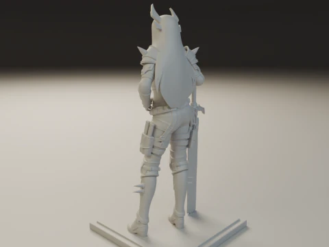 Hinata Hyuga 3D Print Model