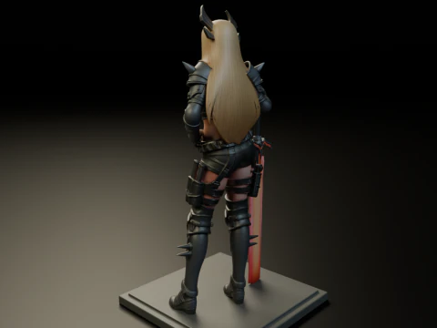 Hinata Hyuga 3D Print Model