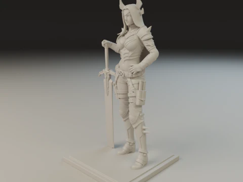 Hinata Hyuga 3D Print Model