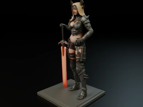 Hinata Hyuga 3D Print Model