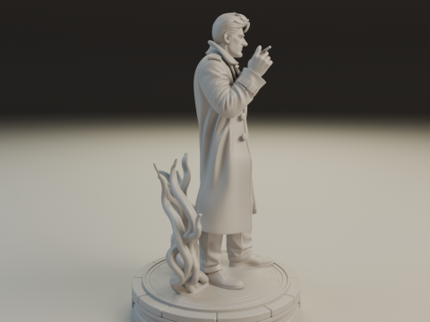 John Constantine 3Dプリントモデル