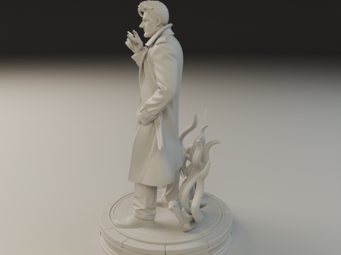 John Constantine 3Dプリントモデル