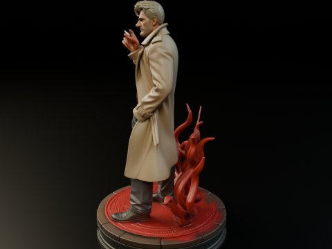 John Constantine 3Dプリントモデル