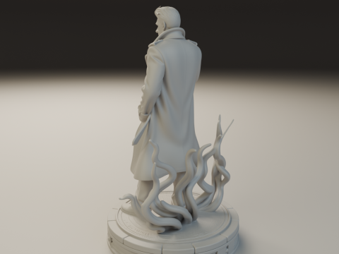John Constantine 3Dプリントモデル