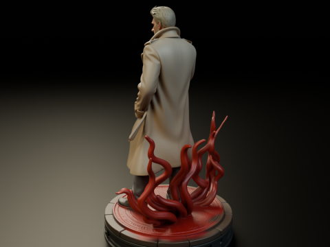 John Constantine 3Dプリントモデル