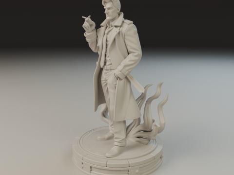 John Constantine 3Dプリントモデル