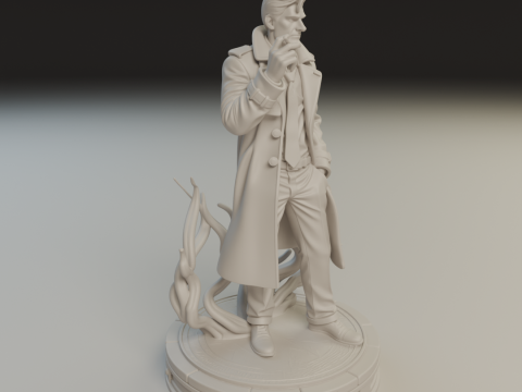 John Constantine 3Dプリントモデル