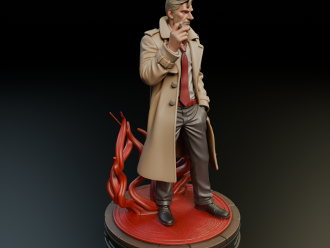 John Constantine 3Dプリントモデル