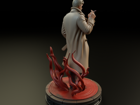John Constantine 3Dプリントモデル