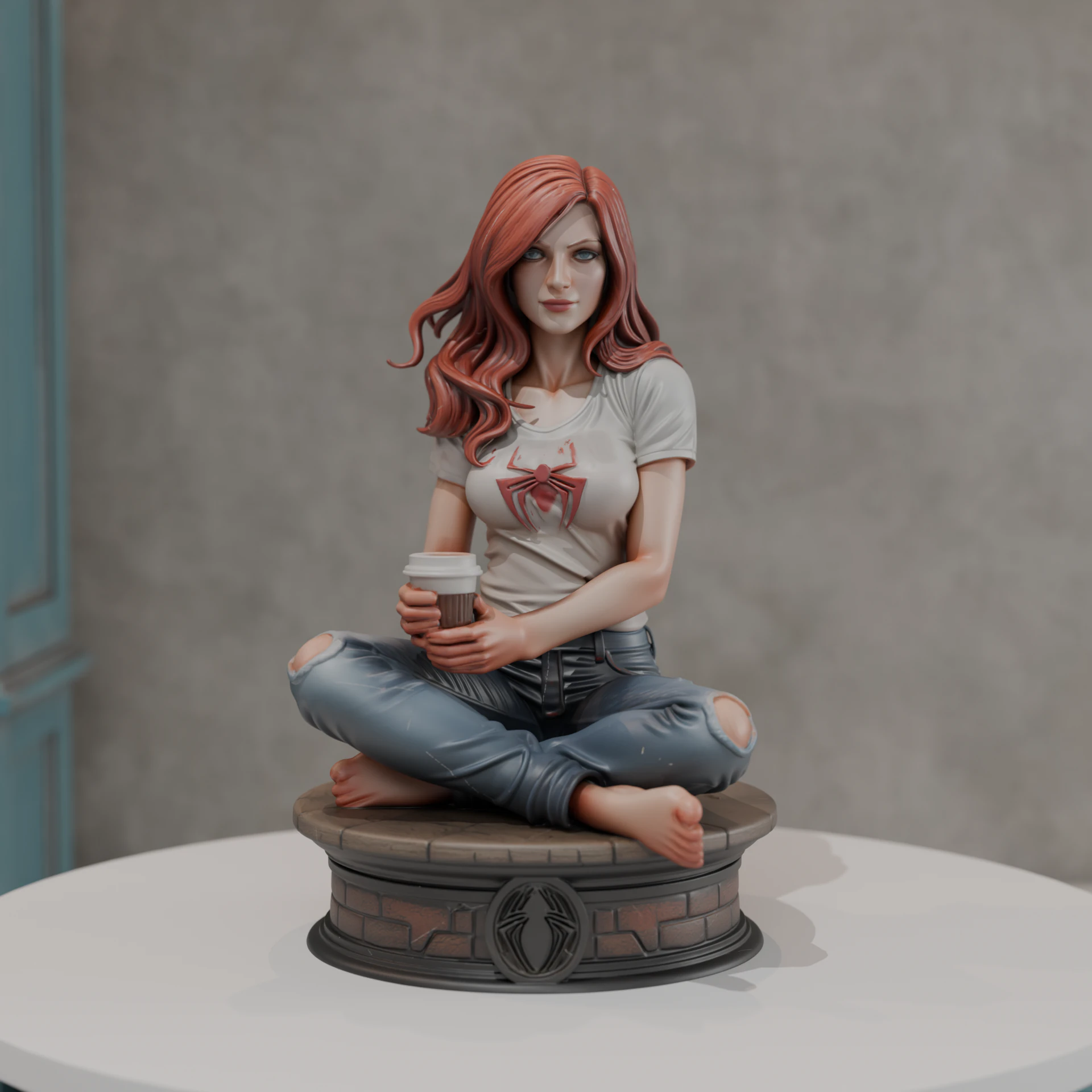 Mary Jane 3D Print Model .c4d .max .obj .3ds .fbx .stl .blend