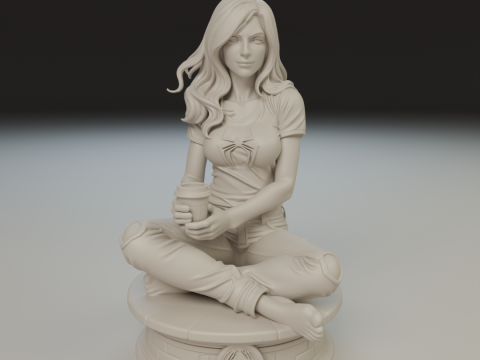 Mary Jane 3D Print Model