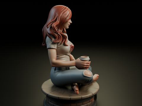 Mary Jane 3D Print Model