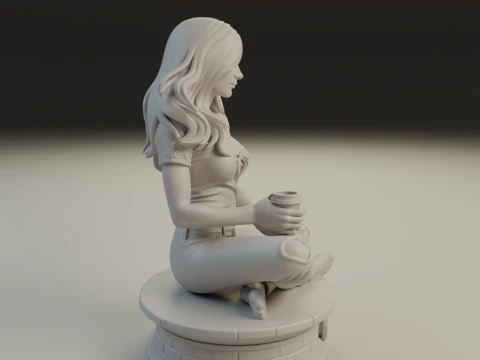 Mary Jane 3D Print Model