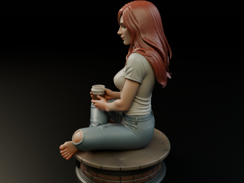 Mary Jane 3D Print Model