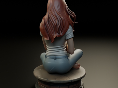 Mary Jane 3D Print Model