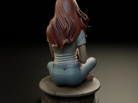 Mary Jane 3D Print Model
