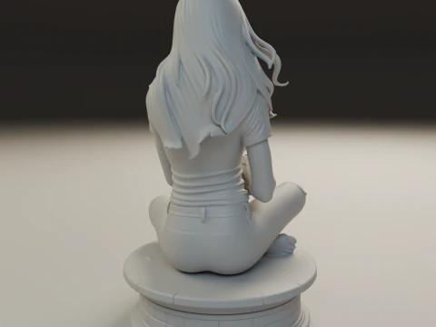 Mary Jane 3D Print Model
