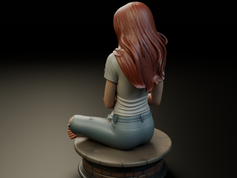 Mary Jane 3D Print Model