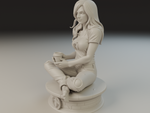 Mary Jane 3D Print Model