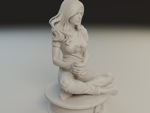 Mary Jane 3D Print Model