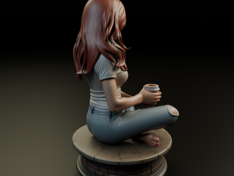 Mary Jane 3D Print Model