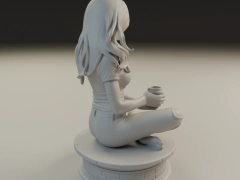 Mary Jane 3D Print Model