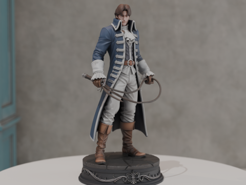 Richter Belmont Castlevania 3D प्रिंट मॉडल