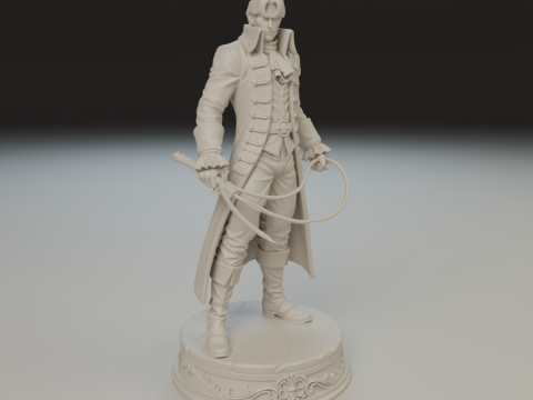Richter Belmont Castlevania 3D 打印模型
