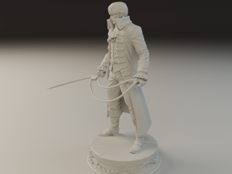 Richter Belmont Castlevania 3D 打印模型