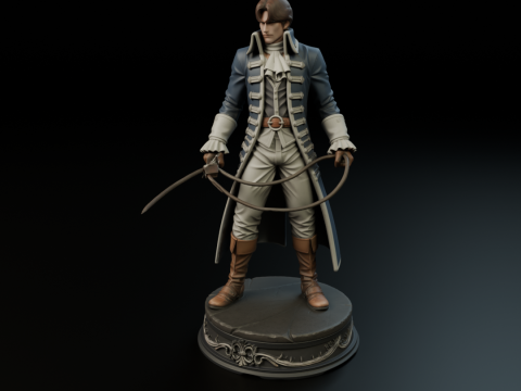Richter Belmont Castlevania 3D 打印模型