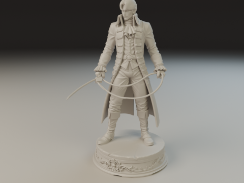 Richter Belmont Castlevania 3D 打印模型