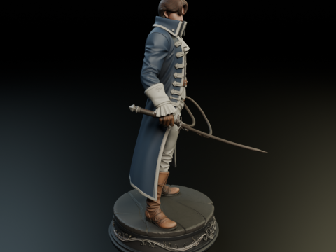 Richter Belmont Castlevania 3D 打印模型